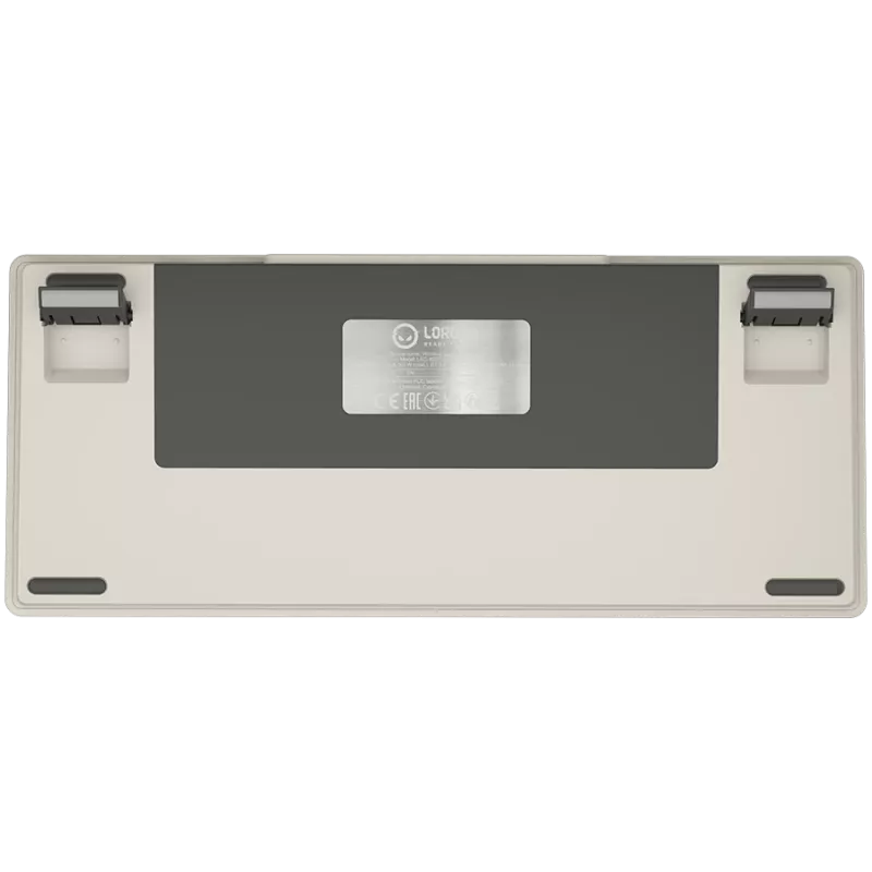 LORGAR KBP7075W, Draadloos 75% Mechanisch Gaming-toetsenbord Pro, Beige, EN-layout