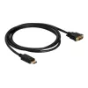 Delock kabel DisplayPort 1.1 stekker > DVI 24+1 stekker passief 1 m zwart (82590)