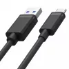 USB-A-naar-USB-C-kabel Unitek C14068BK, 2 m, USB 2.0, zwart, stekker-stekker