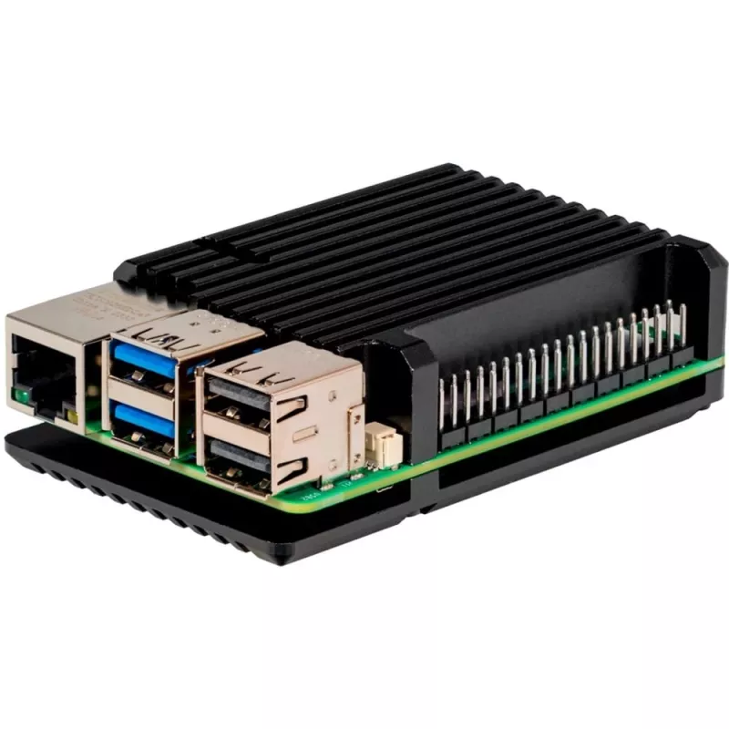 Joy-IT ARMOR Case BLOCK SBC-behuizing geschikt voor ontwikkelkits Raspberry Pi (RB-AlucaseP5-07)