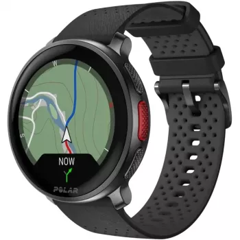 Polar Vantage V3 - aluminium - sporthorloge met bandje - silicone - display 3,5 cm (1,39 inch) - 32 GB - Bluetooth - 57 g - Night Black (900108890)