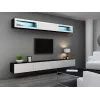Cama woonkamerkastenset VIGO 11 zwart/wit hoogglans