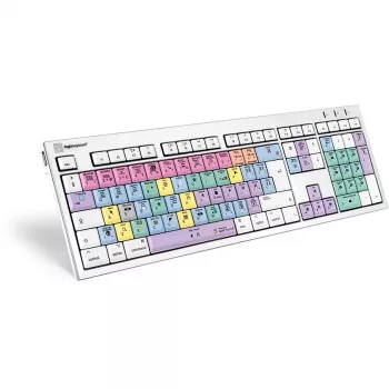 Toetsenbord Logickeyboard LKB-FCPX10-CWMU-UK Office USB QWERTY UK-Engels meerkleurig