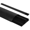 Kabelgoot aluminium MACLEAN MC-814 B zwart — kabelgootafdekking