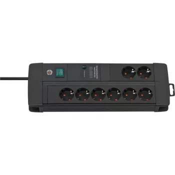 Verlengsnoer Brennenstuhl 1256000678 3 m 8 AC-stopcontacten binnen zwart