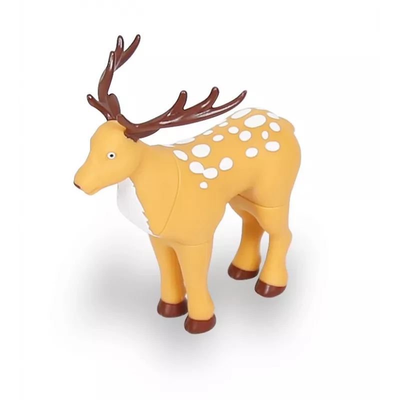 Magnetische mini-dierenset MALIK 62343 — bosdieren magnetische speelset voor peuters