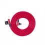 Sbox USB->Micro USB 90 M/M 1,5m USB-MICRO-90R aardbeirood