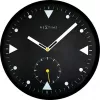 NeXtime wandklok 3049 Serious Black, Ø32 cm, zwart