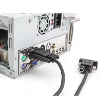 Seriële kabel DeLOCK 87837 1,8 m DB9-stekker naar DB9-stekker