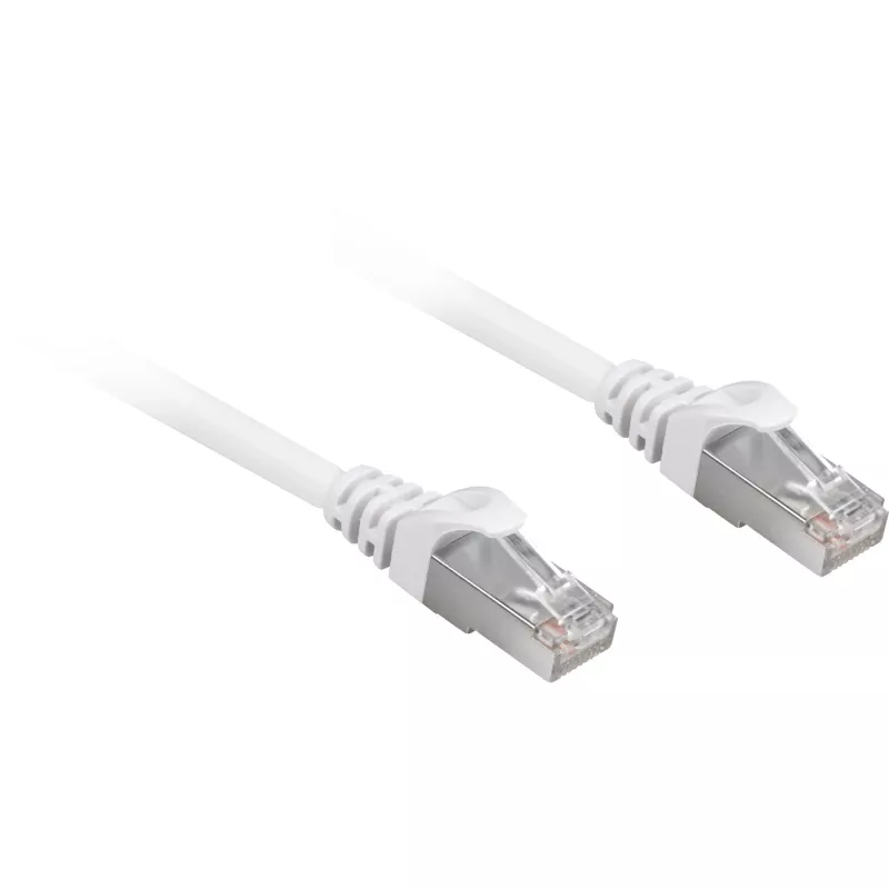 Netwerkkabel Sharkoon Cat.6a SFTP RJ-45 Cat6a 15 m wit