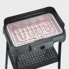SEVERIN PG 8594 tafel-elektrogrill — 2000 W, rechthoekig rooster, zwart