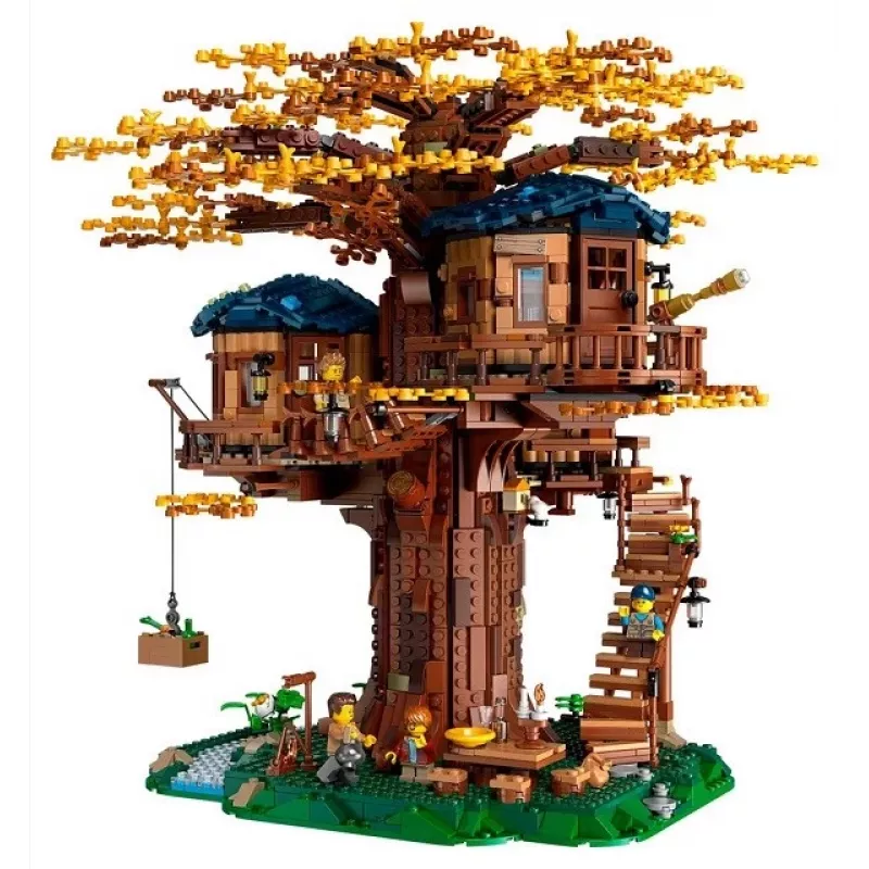 LEGO-set LEGO IDEAS 21318 boomhut 3-in-1-bouw — modulair boomhutmodel, meervoudige bouwset