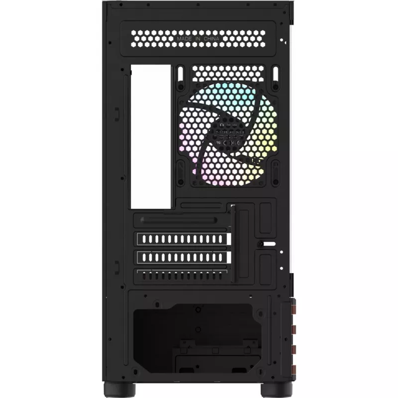 PC micro tower Thermaltake View 170 WS ARGB — micro-behuizing, zwart, ondersteunt PS2-voeding, 2x 120 mm zij- + 1x 120 mm achterventilator, 2,5/3,5 inch HDD