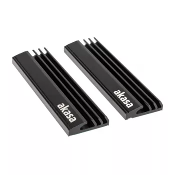 Akasa A-M2HS01-KT02 computer-koelsysteem SSD-koelblok/radiator zwart 1 - 2 (A-M2HS01-KT02)