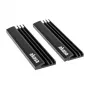 Akasa A-M2HS01-KT02 computer-koelsysteem SSD-koelblok/radiator zwart 1 - 2 (A-M2HS01-KT02)