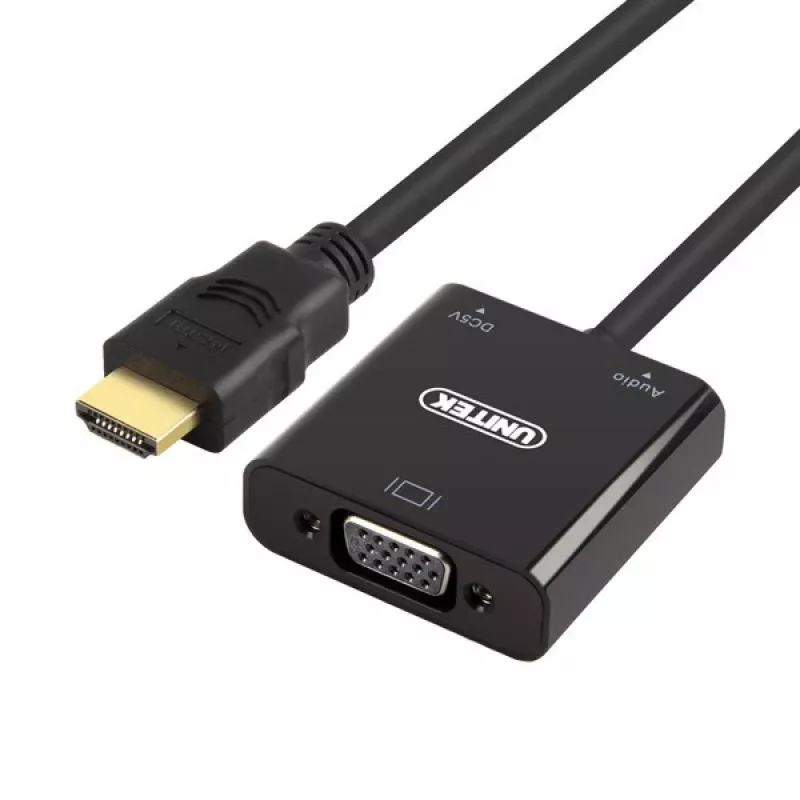 UNITEK Y-6333 interfacekaarten/adapters 3,5 mm, VGA