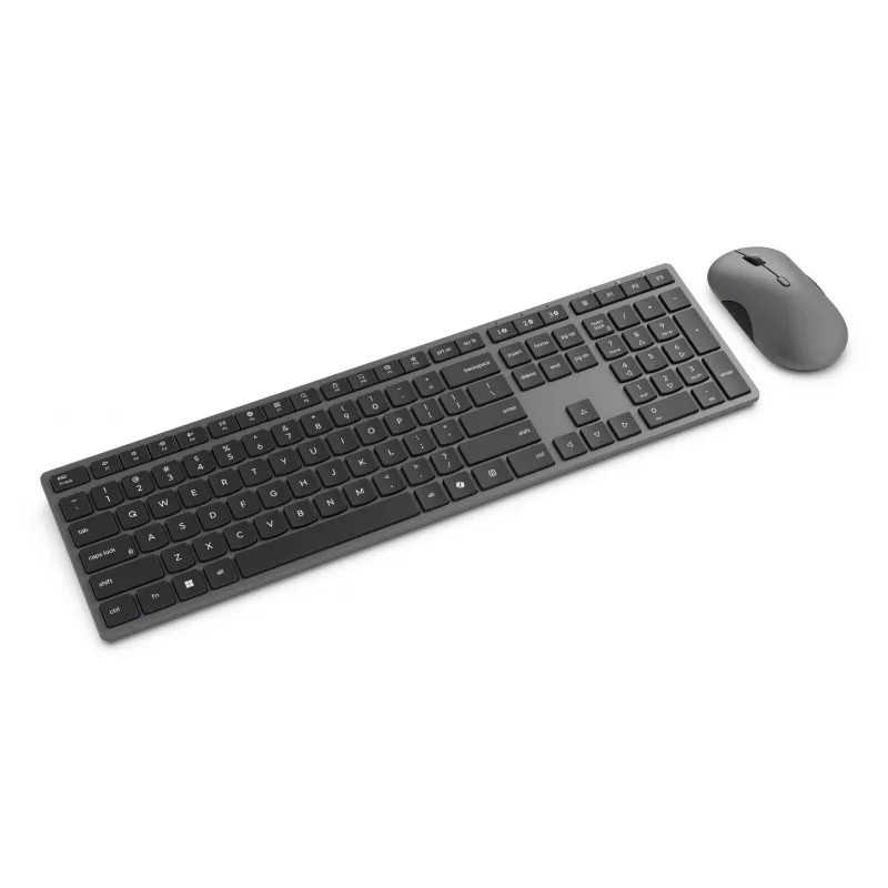 Draadloze toetsenbord-muisset Lenovo 700 Modern Multi-Device – US-Engelse layout, Bluetooth, Luna Grey