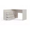 Hoekbureaublad e shop DANY Kaszmir beige — hoekwerkplek, compacte indeling