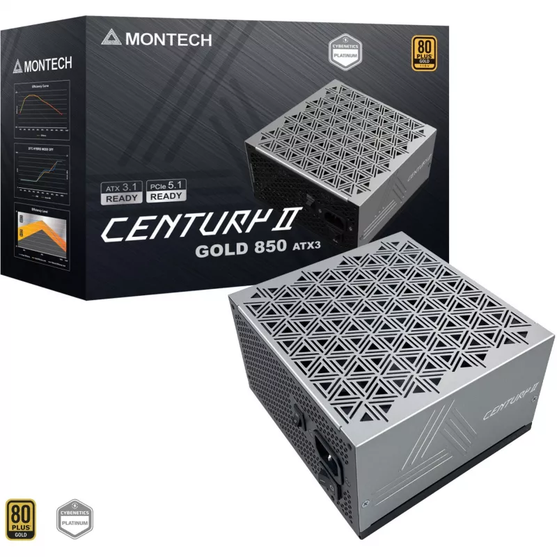 Voeding | MONTECH | CENTURY II | ATX | 850 W | CENTURYII850