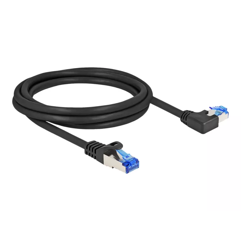 Netwerkkabel DeLOCK RJ45 Cat.6A S/FTP 2m zwart