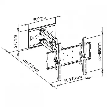 ART AR-24 152,4 cm (60) zwart