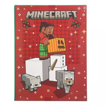 Adventskalender Paladone Minecraft kantoorartikelen 24 dagen – kantoorartikelenset met 24 verrassingsartikelen