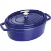 Gietijzeren cocotte Staub 4,25 L, 29 cm, blauw