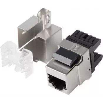 Lanberg KSF5-1000 - Vlak - Zwart - RVS - RJ-45 - LSA - bus - bus