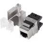 Lanberg KSF5-1000 - Vlak - Zwart - RVS - RJ-45 - LSA - bus - bus