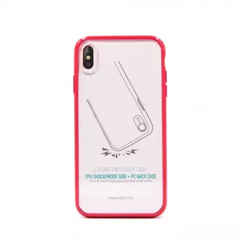 Schokbestendig hoesje Devia voor iPhone XS Max 6,5, rood, valbescherming