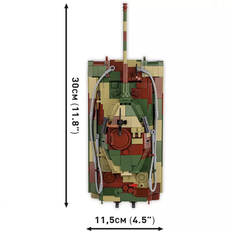 Bouwset COBI Panzer VI Ausf. B Königstiger 802 onderdelen