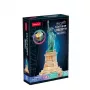 3D-puzzel CubicFun 306-L536H LED Vrijheidsbeeld nachteditie — modelbouwset met LED-verlichting