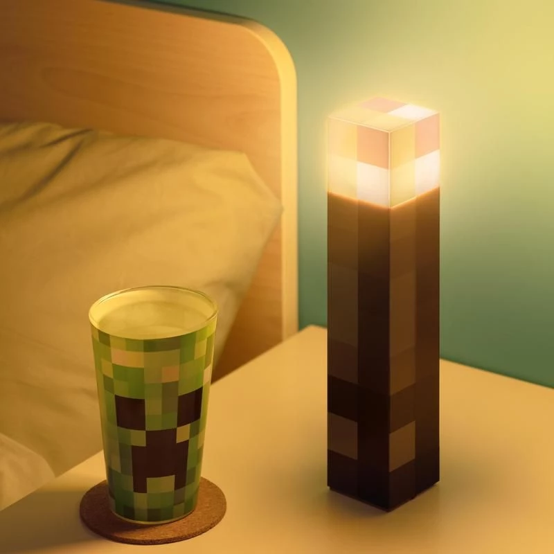 Tafellamp Paladone Torch Light PP9202MCFV3 Minecraft-design op batterijen
