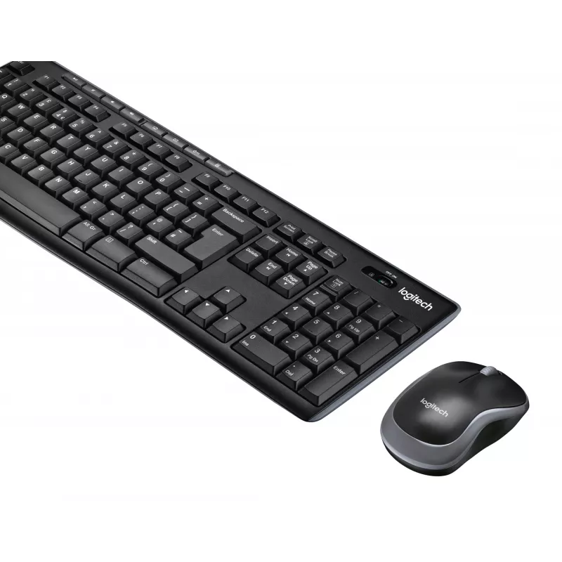Logitech Wireless Combo MK270 – toetsenbord-muisset – draadloos – 2,4 GHz – Frans (920-004510)