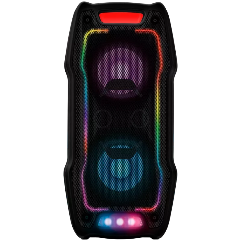 Luidspreker SVEN PS-730, zwart (100W, TWS, Bluetooth, FM, USB, microSD, LED-display, 4400 mAh)