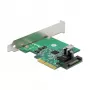 DeLOCK PCI Express x4-kaart naar 1 x interne USB 3.2 Gen 2 Key B 20-polige bus
