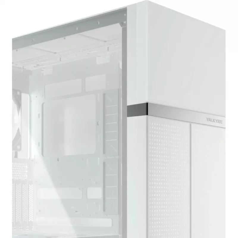 VK02 Lite, towerbehuizing wit, gehard glas