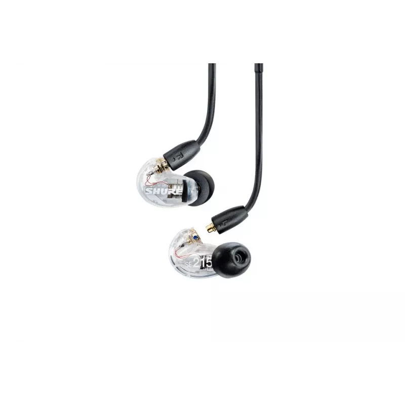 Shure AONIC 215 - In-ear-koptelefoon met enkele driver en 3,5mm-kabel (transparant)