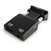 SAVIO CL-145 VGA-naar-HDMI-converter, audio, Full HD, zwart