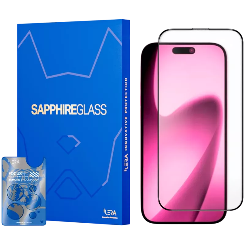 iLera Sapphire Ultra Glass 2.0 voor iPhone 17 Air
