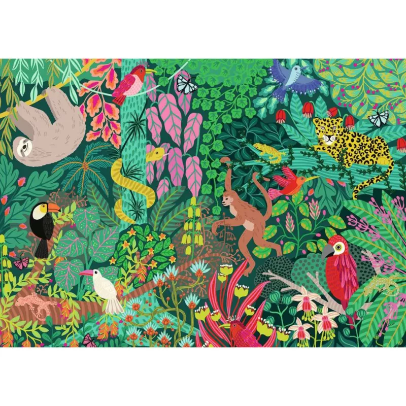 Ravensburger 12001432 puzzel „Magisch regenwoud“, 1000 stukjes, vanaf 14 jaar