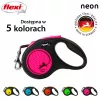 Flexi New Neon S 5 m honden-automatische riem