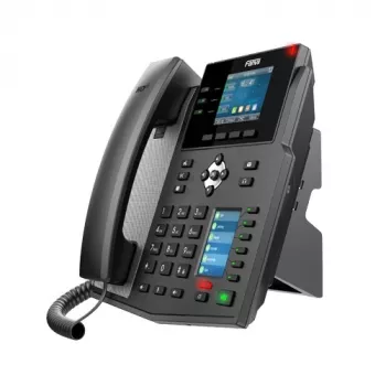 IP-telefoon Fanvil X4U zwart 12 lijnen LCD Wi-Fi bedraad handtoestel