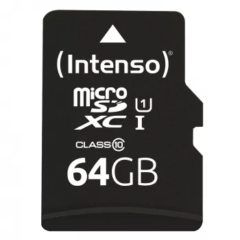 Intenso Performance - flashgeheugenkaart (microSDXC met SD-adapter) - 64GB - UHS-I U1 / Class10 - microSDXC UHS-I (3424490)