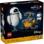 LEGO Disney Pixar 43279 WALL-E en EVE bouwset, 811 stuks, 18+