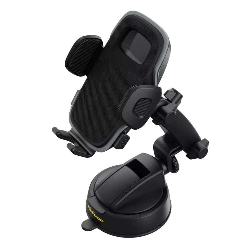 Auto-smartphone- en tablethouder UleFone Armor Mount UAN15, verstelbare houder voor dashboard of voorruit