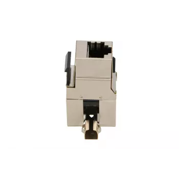 Keystone-bus Extralink CAT6 STP RJ45, bus, staalkleur, 1 stuk