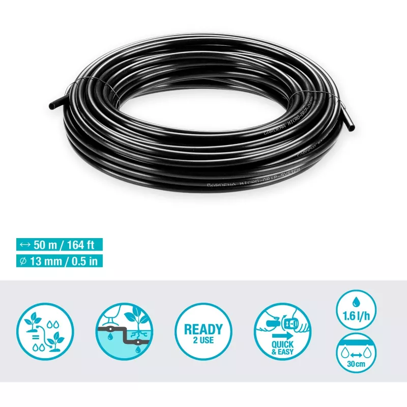 Gardena Micro-Drip-System druppelleiding, 1,6 l/u, 50 m (13504-20)