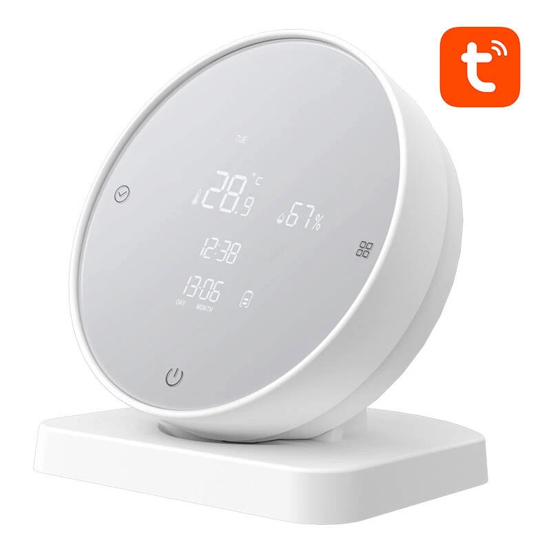 Temperatuur- en vochtigheidssensor Avatto WHS20 met Wi-Fi-connectiviteit en mobiele app-ondersteuning