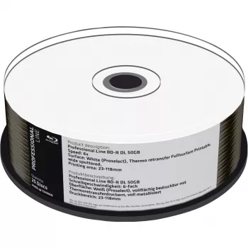 BD-R DL MediaRange 50GB 25-pack